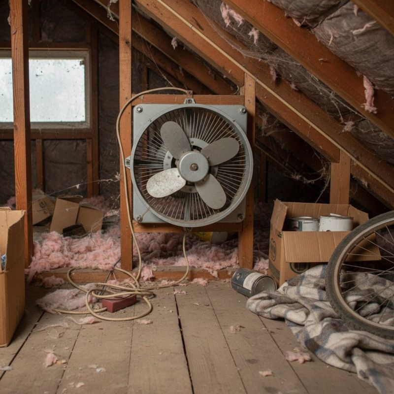 Attic Turbine Installation