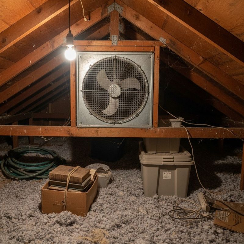 Attic Turbine Installation