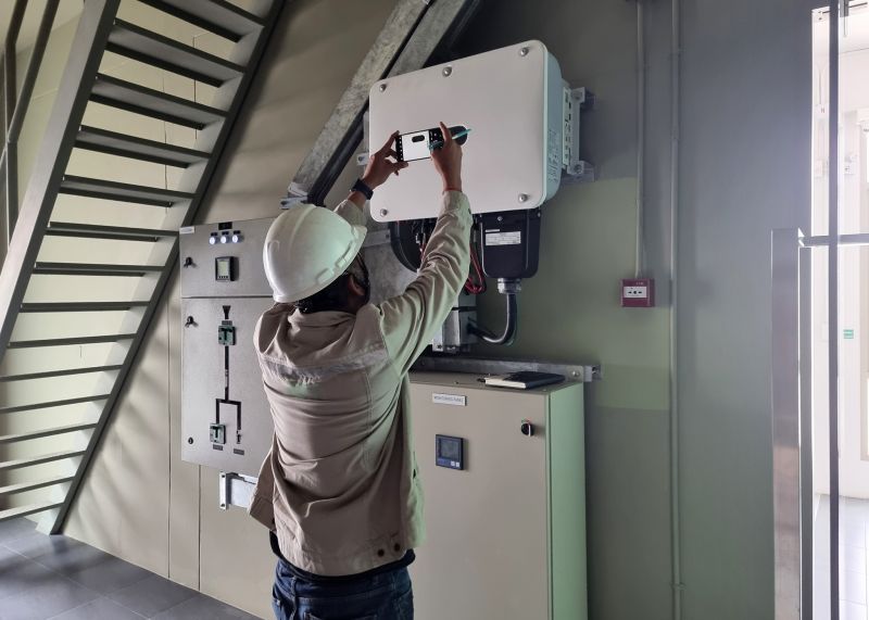 Electrical Inspection in Progress