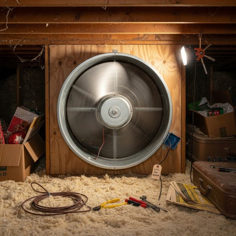 Attic Fan Replacement detail