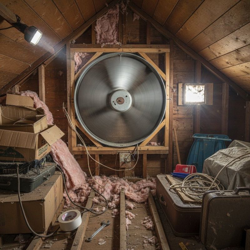 Attic Fan Service detail